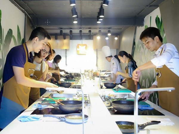 lớp học nấu ăn gia đình
