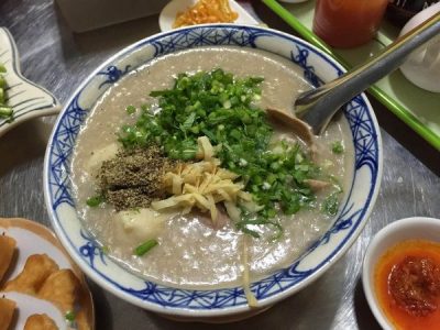 Món cháo tiều Quảng Đông